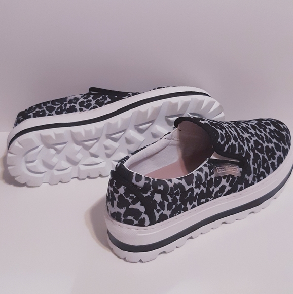 SALE ! FORNARINA black&grey leopard print - Picture 3 of 5